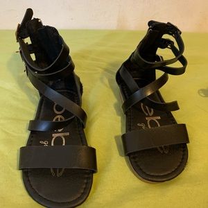 Toddler girl gladiator sandals